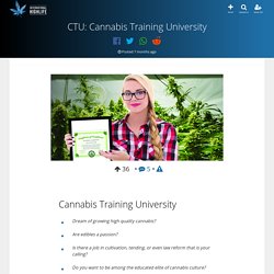 CTU: Cannabis Training University