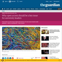 Why open access should be a key issue for university leaders