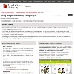 Using Images - Using Images at University - Library Resource Guides at Charles Sturt University