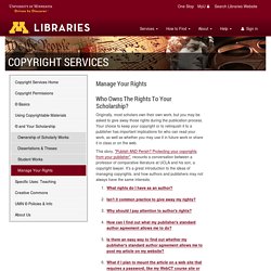 University of Minnesota Libraries · University of Minnesota Libraries