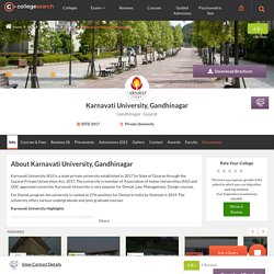 Karnavati University - Admission, Courses, Fees, Reviews, Placements
