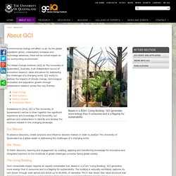 About GCI - The Global Change Institute - The University of Queensland, Australia