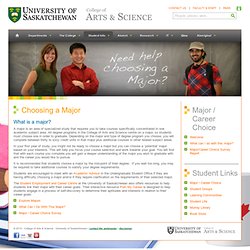 Students . College of Arts and Science . University of Saskatchewan