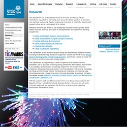Research The University of Strathclyde - University of the Year 2012/13 - Times Higher Education Awards