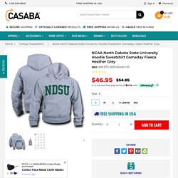 NCAA North Dakota State University Hoodie Sweatshirt Gameday Fleece He – Casaba Shop