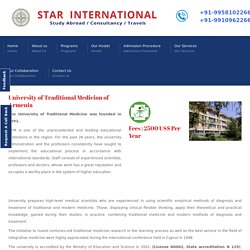 University of Traditional Medicion of Armenia - Star International Study Abroad / Consultants / Travels