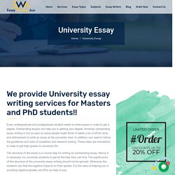 Online University Essay Writing Services