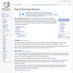 Unix to Unix Copy Protocol