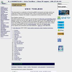 Unix ToolBox