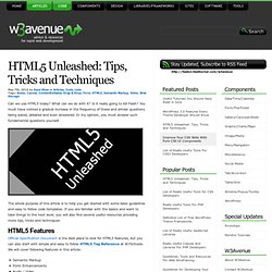 HTML5 Unleashed: Tips, Tricks and Techniques