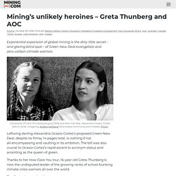 Mining- Greta Thunberg and AOC