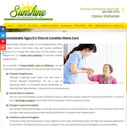 Unmistakable Signs It’s Time to Consider Home Care