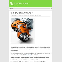 Uno 1 wheel Motorcycle