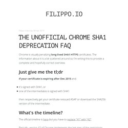 The unofficial Chrome SHA1 deprecation FAQ