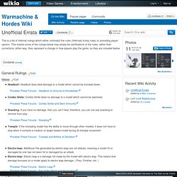 Unofficial Errata - Warmachine & Hordes Wiki