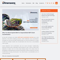 Why You Must Exploit BIM for Unparalleled MEP Clash Coordination – Ivan Dimensions