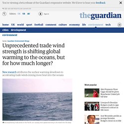 Unprecedented trade wind strength is shifting global warming to the oceans, but for how much longer?