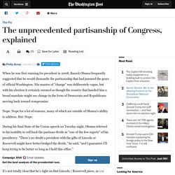 The unprecedented partisanship of Congress, explained