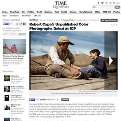 Robert Capa’s Unpublished Color Photographs Debut at ICP