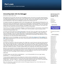 Unraveling Code with the Debugger