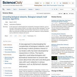 Unraveling biological networks: Biological network motif discovery algorithms