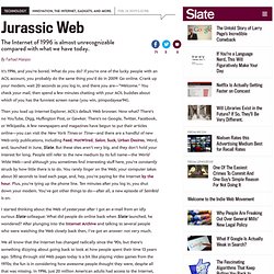 The unrecognizable Internet of 1996