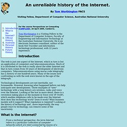 An unreliable history of the Internet