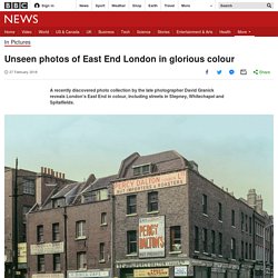 Unseen photos of East End London in glorious colour
