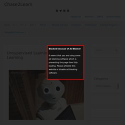 Unsupervised Learning in Machine Learning