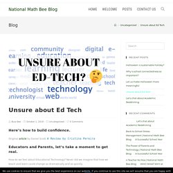 National Math Bee Blog