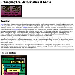 Untangling the Mathematics of Knots