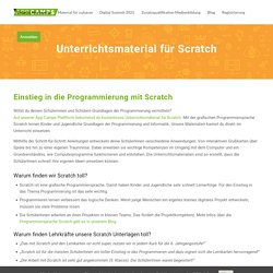 Unterrichtsmaterial für Scratch - appcamps.de