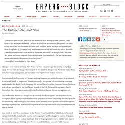 Gapers Block: Airbags - The Untouchable Eliot Ness