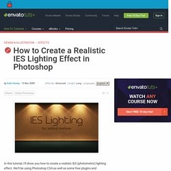 How to Create a Realistic IES Lighting Effect in Photoshop