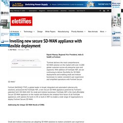 Unveiling new secure SD-WAN appliance with flexible deployment
