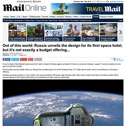 Space hotel: Russia unveils first Commercial Space Station as tourism battle heats up