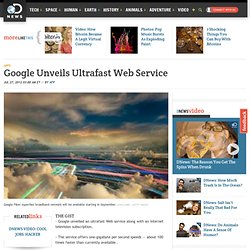 Google Unveils Ultrafast Web Service