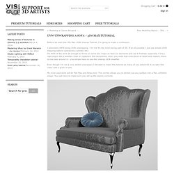 UVW Unwrapping a Sofa - 3Ds Max Tutorial - VISCORBEL