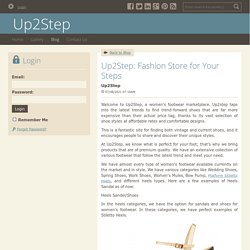 Up2Step: Fashion Store for Your Steps - Up2Step : powered by Doodlekit