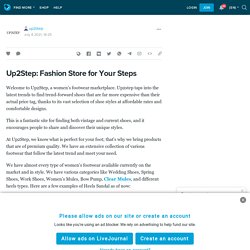 Up2Step: Fashion Store for Your Steps : up2step — LiveJournal