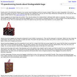 My impressive blog 6610 - 15 upandcoming trends about biodegradable bags