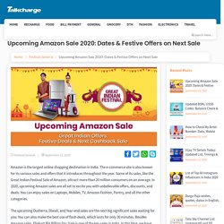 Upcoming Amazon Sale 2020: Dates & Offers