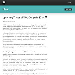 Upcoming Trends of Web Design in 2010