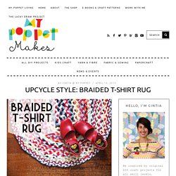Upcycle Style: Braided T-shirt Rug