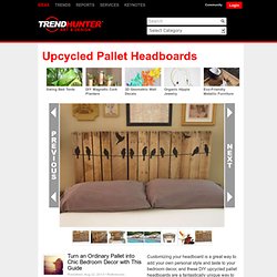 Upcycled Pallet Headboards