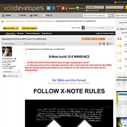 [Update][16.03.2014] X-NOTE build 13.0 (N9005 NC2)