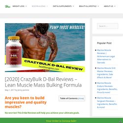 [Updated] Crazy Bulk D-BAL Reviews, Results and Testimonials