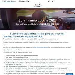 Update and Download Free Garmin Map Updates 2015