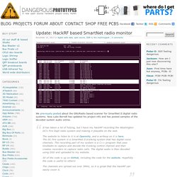 Update: HackRF based SmartNet radio monitor