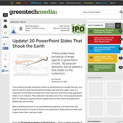 Update! 15 PowerPoint Slides That Shook the Earth : Greentech Media